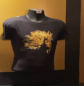 A Tina Turner t-shirt.